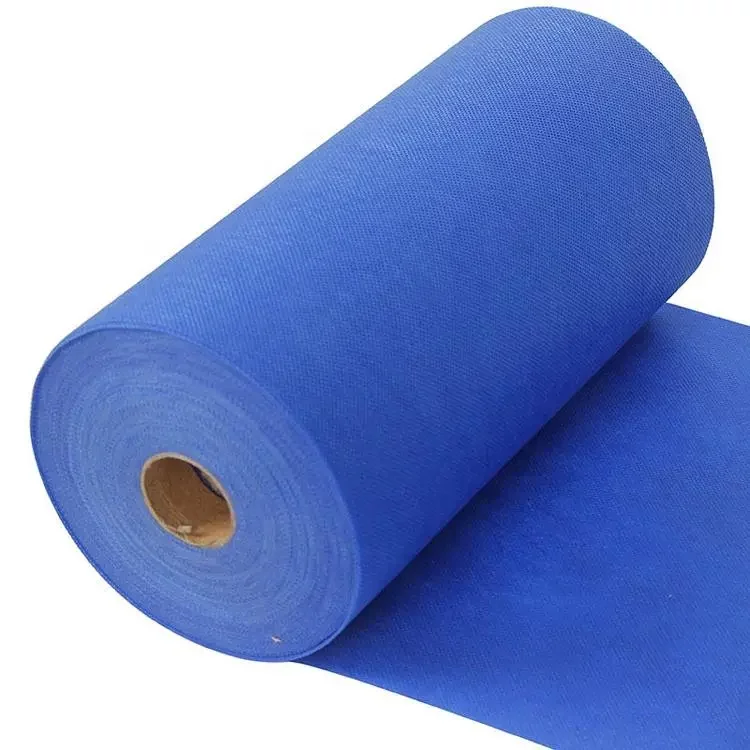 blue SMS non woven fabric roll